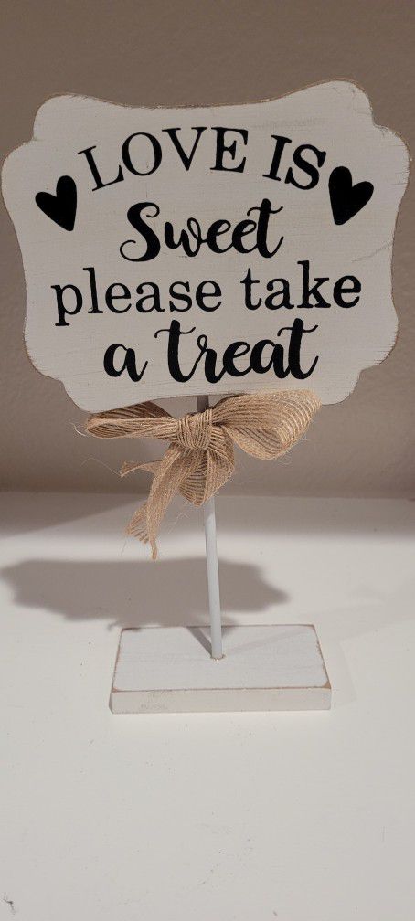 Wedding Dessert Table Sign