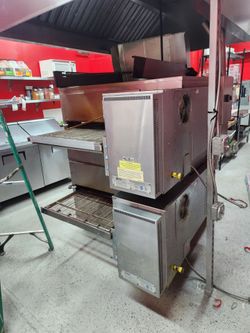 Middleby Marshall PS360 Double Stack Conveyor Pizza Oven - Gas