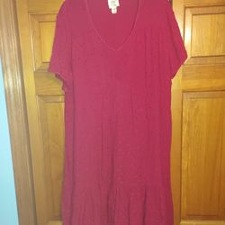 WOMENS LARGE KNOX ROSE DRESS