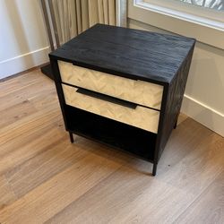 CB2 Crate And Barrel Bedside Table 