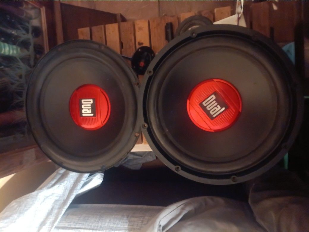 2 - 12" DUEL Subwoofers