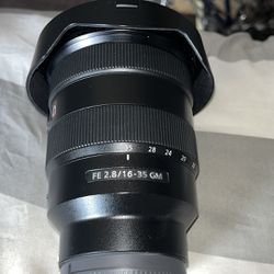 Sony 16-35gm 2.8 Wide Angle Lens