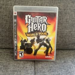 Guitar Hero: World Tour Sony PlayStation 3, 2008 PS3. 