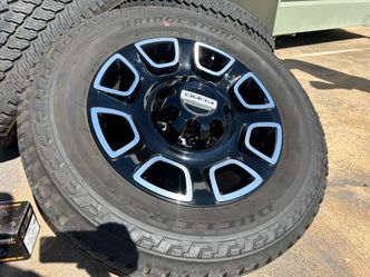 20" Ford F-250 F-350 OEM Lariat Platinum wheels rims tires 100% Gloss Black F250