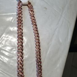 Rose Gold DOG COLLAR CHAIN