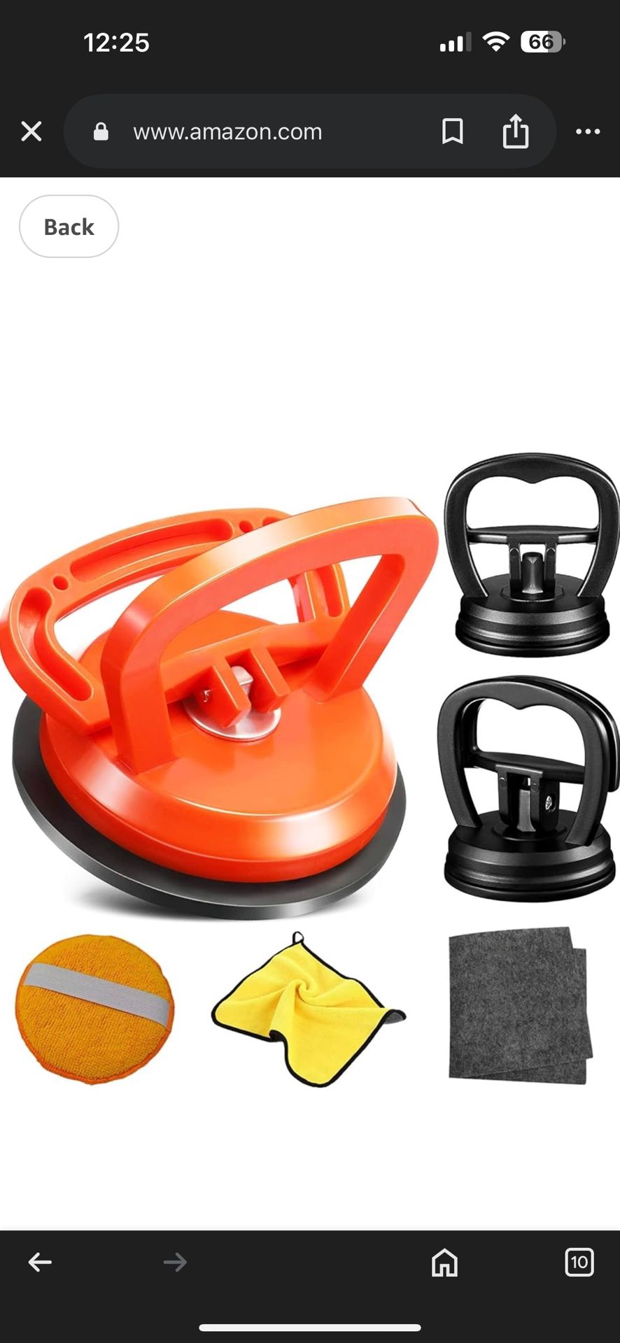 Dent Puller,3-Pack Car Dent Puller Kit - Suction Cup Dent Remover Tool,Handle Lifter for Car Body,Glass,Screens,and Objects,Dent Repair Kit for Easy R