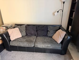 Grey/black/beige Couch