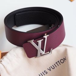 Louis Vuitton Red Belt New 