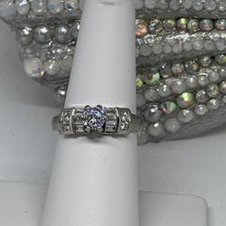 Stunning Engagement Set !! Sz7.5 $16 Or $30 For Both