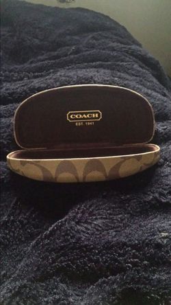 Coach eyeglasses case