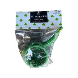 St. Patrick’s Day Plastic Pipe - 5.2x2.64in