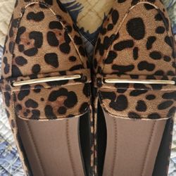 Animal Print Flat Shoes
