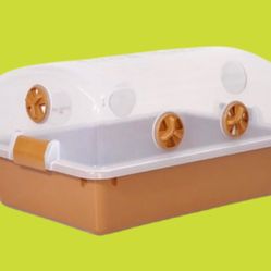 Premium Mushroom Monotub Portable and Compact Fruiting Chamber Adjustable Air Vents, 22.8 x 15.7” x 12”