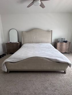 king bed frame set and mattress