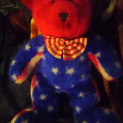 New! U.S.A. Teddy Bear Medium Size $9