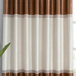 Brown And Tan Curtains