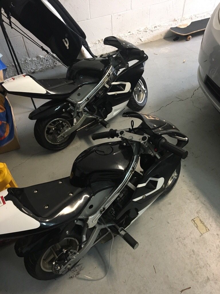 2 pocket motor bikes