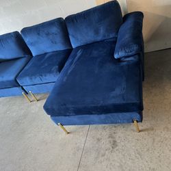 Blue Sectional Sofa