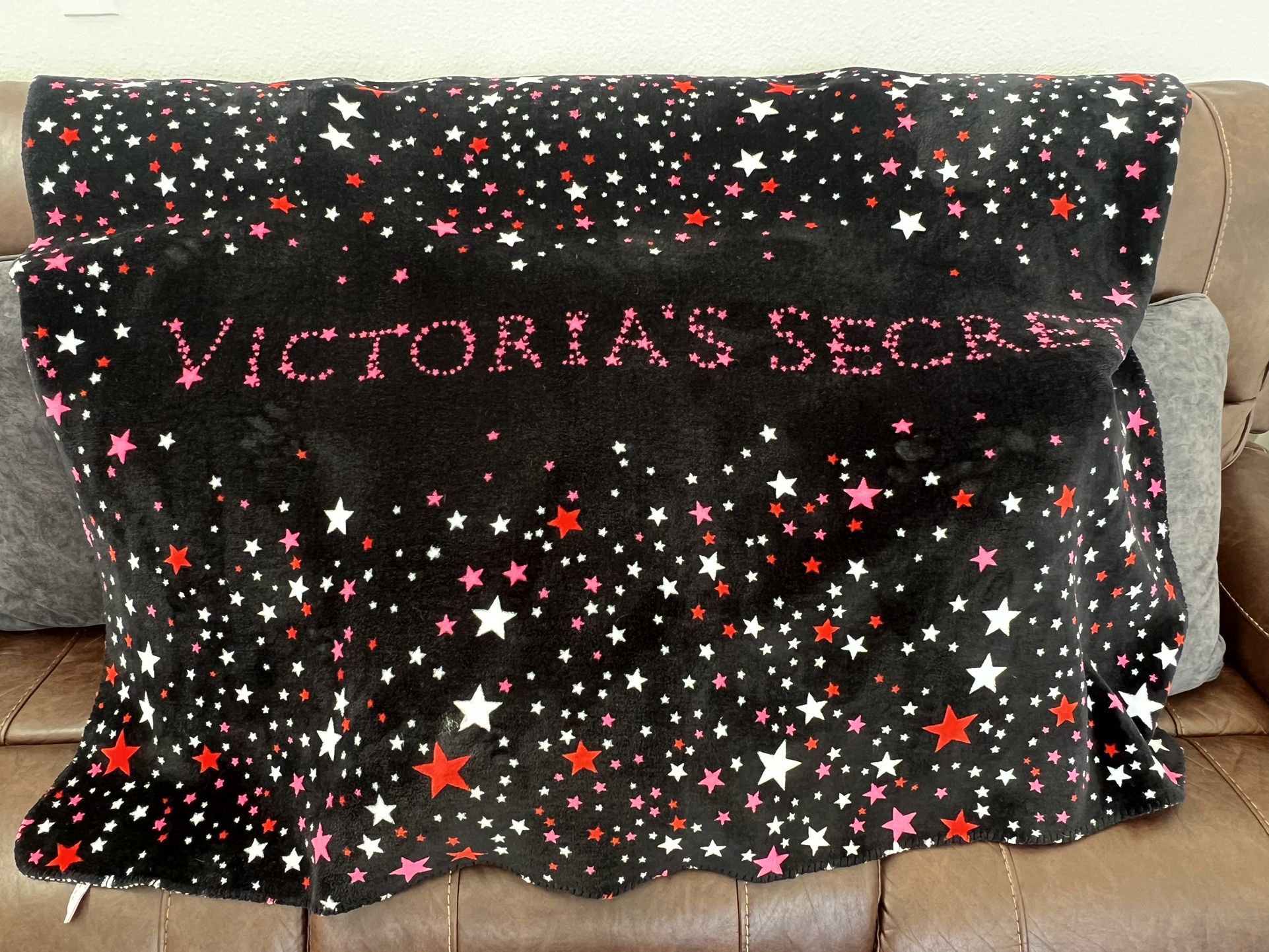 Victoria's Secret Sherpa Stars Blanket