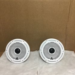 JL Audio M6-650X M6 6.5” Marine Coaxial Speakers Classic White Set Of Two NEW OPEN BOX