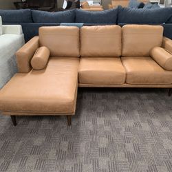 New Camel Tan Sectional Sofa 