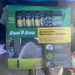 Rain Bird In-Ground Automatic Sprinkler System Easy Install Heavy Duty Timer