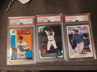 x3 JULIO RODRIGUEZ RC'S 💎💎 ALL PSA 10'S