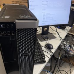 Dell Precision Tower 5810 Xeon E5-1603 v3, 8GB RAM, 240 gig SSD, Quadro K620, windows 11. Only TOWER
