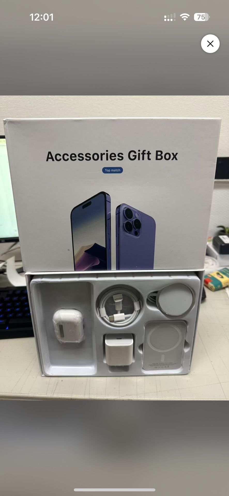 Accessories Gift Box Set 5 In 1 For iPhone