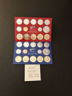 Coins – Uncirculated 2007 Mint set in original packaging - Total 28 coins