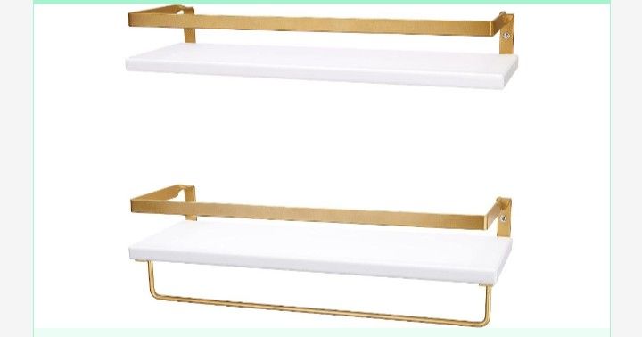 Gorgeous White Floating Shelves. New In Box