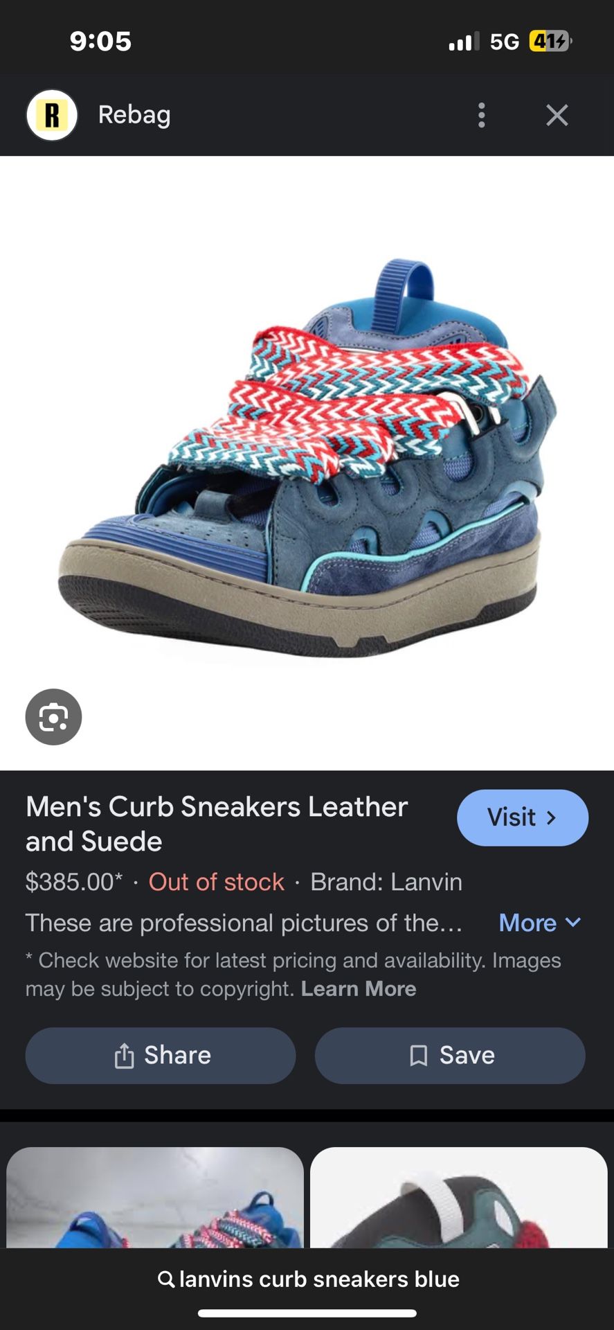 LANVIN curb Sneakers