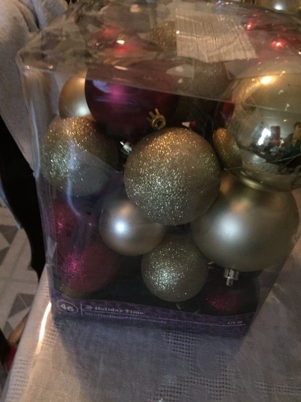 Shatterproof ornaments. Christmas ornament