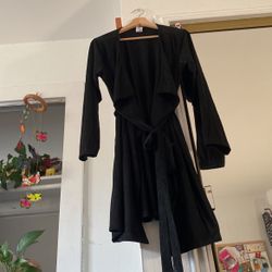 Black Suade Robe