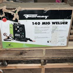 NEW FORNEY 309 120 VOLT 140 AMP HEAVY DUTY ELECTRIC MIG WELDER KIT Damage Box