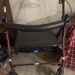 Walker With Seat And Storage Only $40 