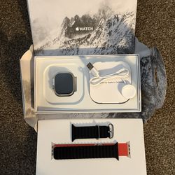 Apple Ultra 2 Titanium case Alum Black Ocean Strap 49 mm New watch in box