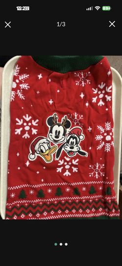 CA. XL DOG SWEATER. DISNEY. WORN TWICE. 