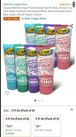 Crayola Bathtub Finger Paint Soap Neon Color Bundle