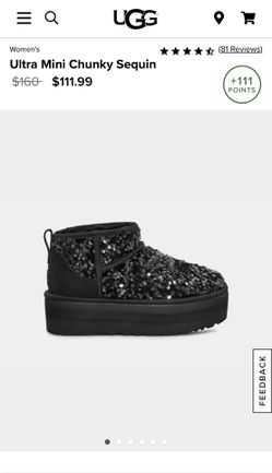 Ugg Ultra Mini Chunky Sequin for Sale in Fontana, CA - OfferUp