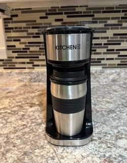 Kitchen HQ Coffee Maker With Traveling Mug