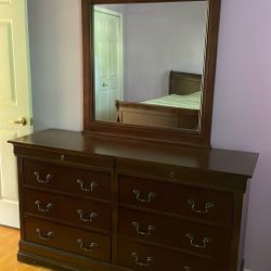 Alisdair 6 Drawer Dresser and Mirror