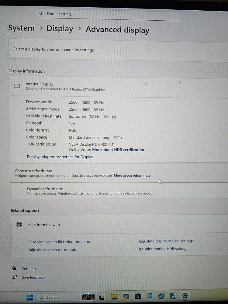 lenovo legion slim 7 AMD advantage 16 2.5k gaming laptop AMD RYZEN 9 6900HX-16GB Memory-AMD Radeon RX 6800S-1TB SSD Onyx Grey