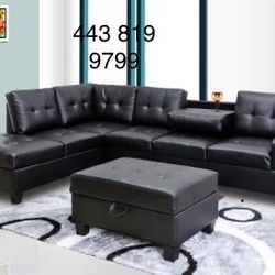 💥SPECIAL SALES 💥  Sectional & Sofa 🛋️ and Free OTTOMAN - Coming In Box 📦-  Free Delivery 🚚 To Reasonable Distance