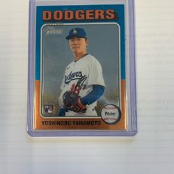 2024 Topps Heritage Chrome High Number Yamamoto