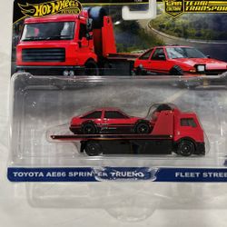 Hot Wheels Team Transport Toyota AE86 Sprinter Trueno 