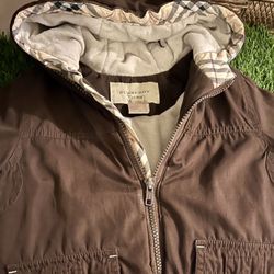 18-24 Mos Burberry Toddler Hooded Jacket