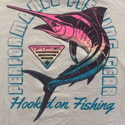 Colombia T-shirt Performance Fishing Gear Hooked On Fishing