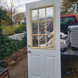 Price Is Firm.. 32x80 Still Insulated Nine Light Door Slab