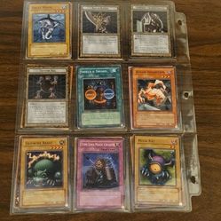 18 Yu-Gi-Oh! Cards,  some rare, manuals, Action Figure